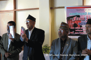 Koirala releasing the book