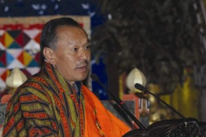 Prime Minister Jigmi Thinley 