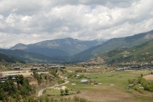 Bumthang valley where a domestic airport is proposed