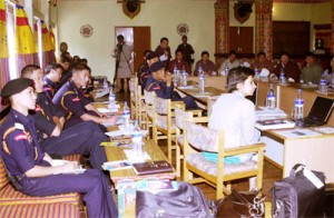 RPB personnel in a training for drugs crime control. photo: UNODC